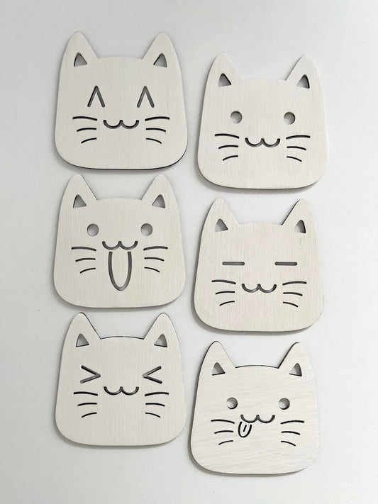 Cat coasters